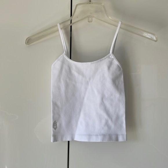 FREE PEOPLE Tighten Up Tank In White Size-XS/Small NWOT - Picture 1 of 12